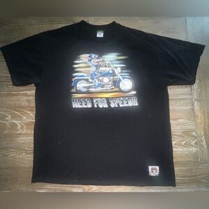 Vintage 2000 Taz Need for Speed Harley Davidson Shirt, XXL